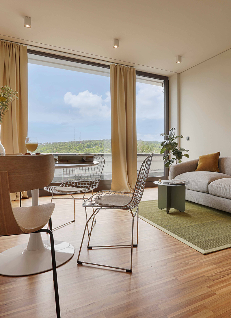 Ferienwohnung in Würzburg mit Balkon und Blick ins Grüne